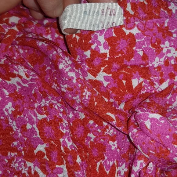 Zara Girls Pink Red Floral Pants Soft Collection♥️ - Picture 5 of 7